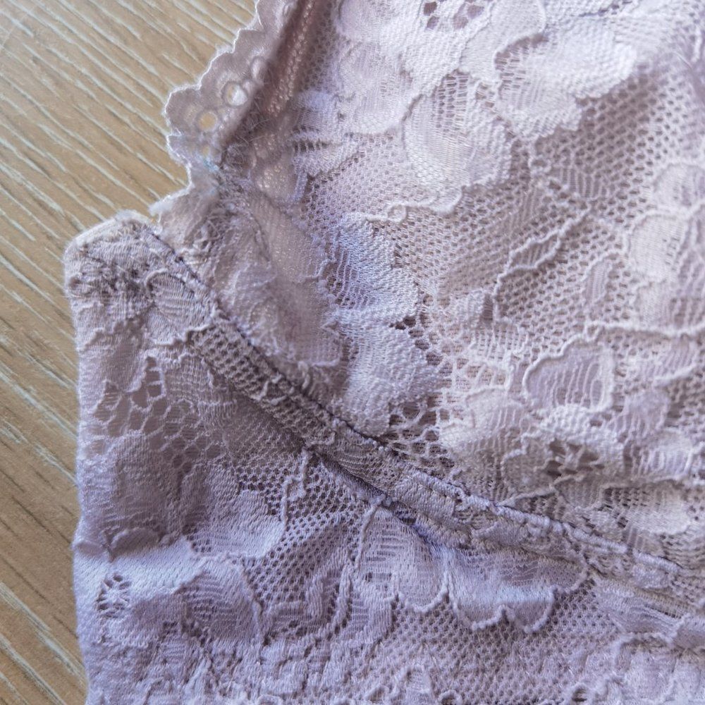 Bralette Lace Halter Blush Spring - Picture 3 of 5